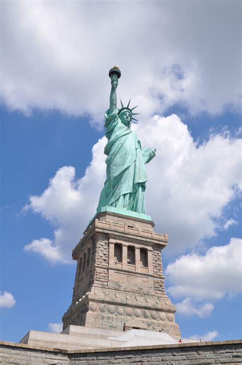 Images Gratuites Ciel New York Monument Statue De La Liberté La