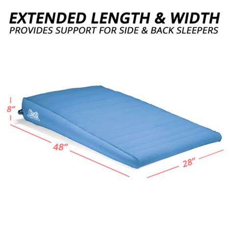 Inflatable Bed Wedge For Acid Reflux Sleep Better Xl Bed Wedge By