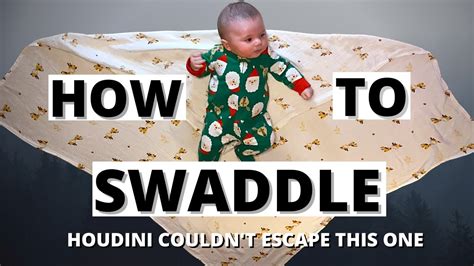 This Is The Best Way To Swaddle Your Baby Dad How To Swaddle Vlog