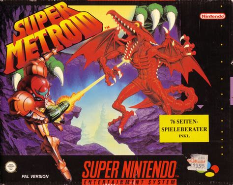 Super Metroid 1994 Snes Box Cover Art Mobygames