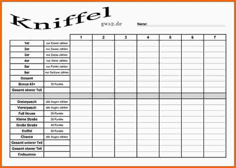 Kniffelblock pdf kniffelzettel groß : Kniffelblock Kniffel Vorlage Kostenlos Drucken : Kniffel ...