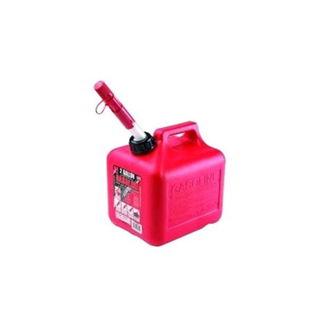 Midwest Can Company 2300 2 Gal Red Plastic Gas Can With Automatic
