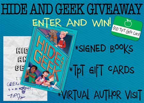 T P Jagger Hide And Geek Giveaway Signed Books And Other Prizes