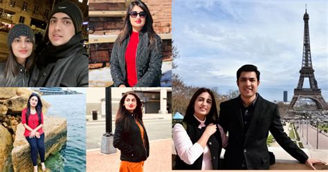Beautiful Pictures Of Iqrar Ul Hassan With His 2nd Wife Farah In France