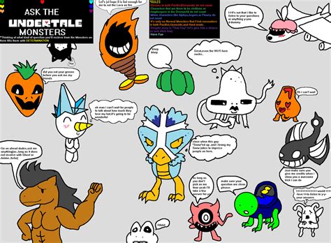 Ask The Undertale Monsters By Yingyangheart On Deviantart
