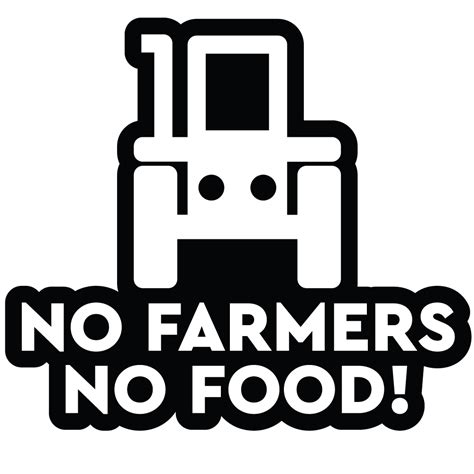 Farmers on the other hand, have stuck to their demand for total repeal. Herenshirt 'No Farmers No Food!' - Boerenvlag.nl