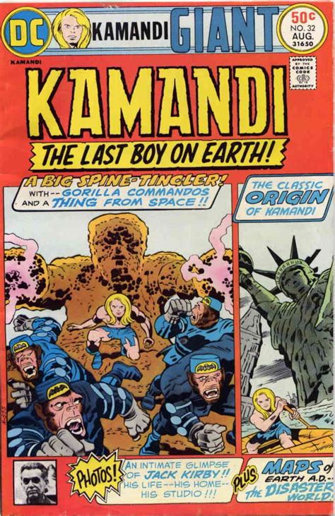 Kamandi The Last Boy On Earth 32 Fn Dc Jack Kirby Comic Books