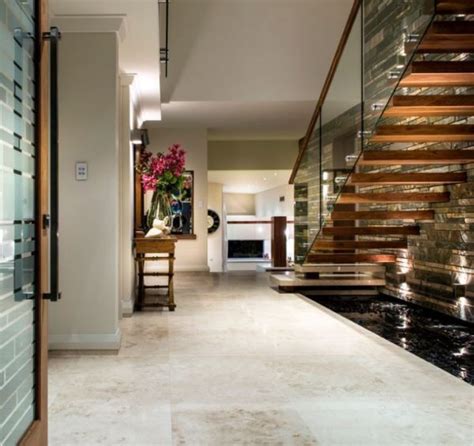 Water Feature Under A Modern Staircase 10 Rooms With An Indoor Water