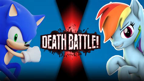 Sonic Vs Rainbow Dash Death Battle By Turl09827 On Deviantart