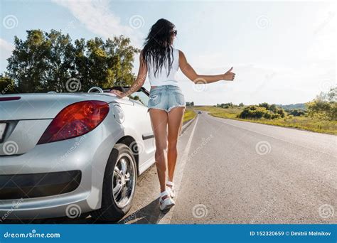 sexy woman hitchhiking stock images download 19 royalty free photos