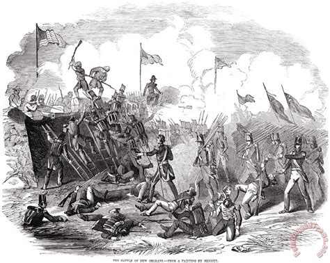 Others Battle Of New Orleans Painting Battle Of New Orleans Print For