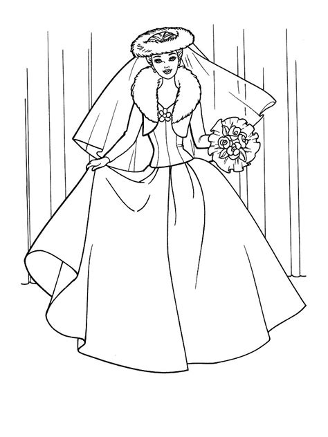 Desenhos De Vestidos De Noiva Para Colorir E Imprimir Melhores