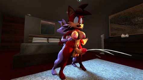 Rule 34 2futas 3d Ahe Gao Animal Ears Anthro Arms Up Balls Bare