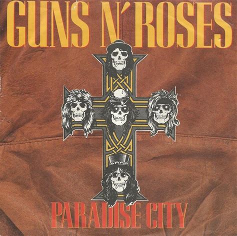 Paradise City Used To Know Her By Guns N Roses Single Geffen GEF