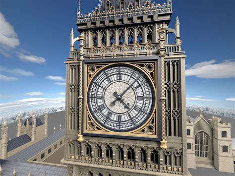Big Ben London 3d Model Cgtrader