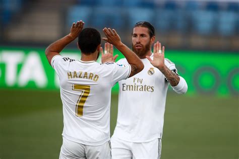 Real Madrid V Elche Sergio Ramos Starts Eden Hazard Named On The