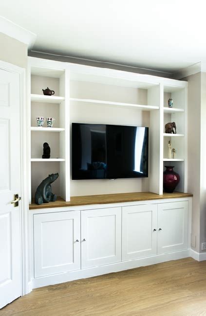 For our cabinet we've gone with 1500 long x 450 high x 450mm wide. Built in TV Media Units