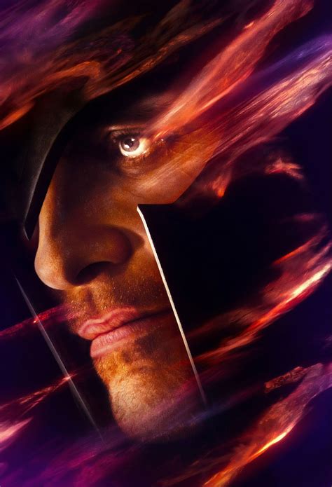 Michael Fassbender As Magneto X Men Dark Phoenix Poster