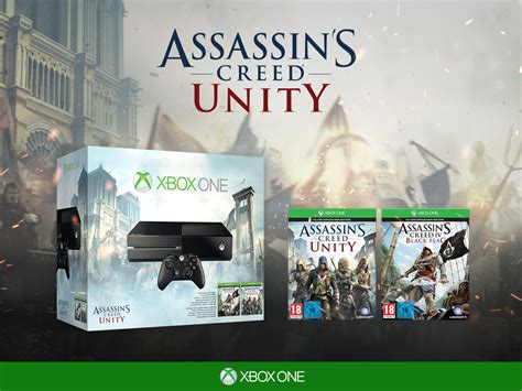 Officiel Pack Xbox One Assassins Creed Unity Black Flag Xbox