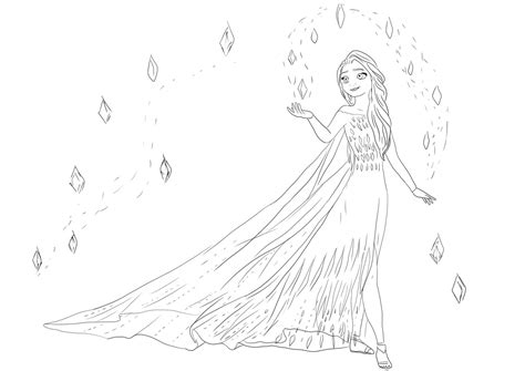 Elsa Frozen Fise De Colorat Cu Printese Elsa Coloring Pages Elsa Porn