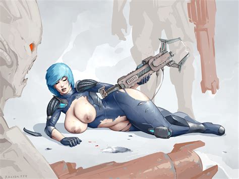 Quake Champions Nyx R Direct Hit By A Rocket By Razyda Hentai Foundry