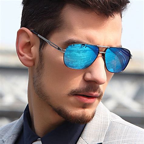 High Quality Brand Sunglasses Men Pilot Polarized Uv400 For Driving Original Luxury Male Sun