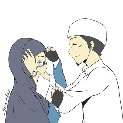 Anime Couple Hijab