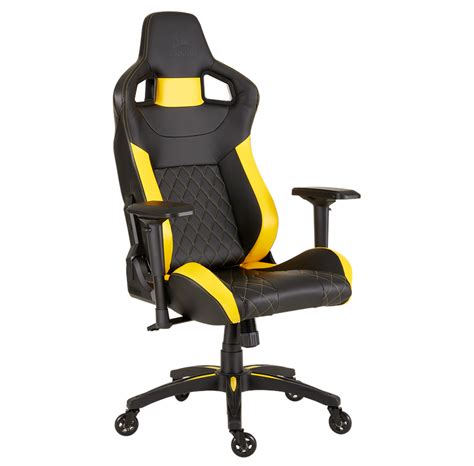Habe viel schweiß gelassen um das. Corsair T1 RACE 2018 Gaming Chair - Yellow Gaming Stuhl ...