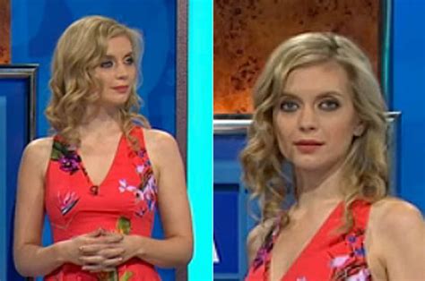 Countdown 2017 Rachel Riley Flaunts Sexy Cleavage In Plunging Dress