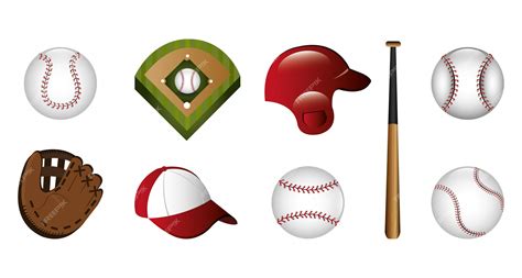 Free Vector Bundle Of Baseball And Icons