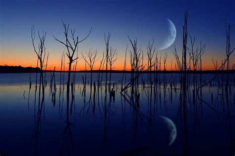 The Crescent Moon Photograph By Raymond Salani Iii Pixels