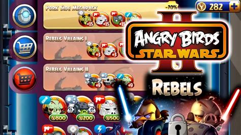 let s play angry birds star wars ii rebels telepods and game play youtube