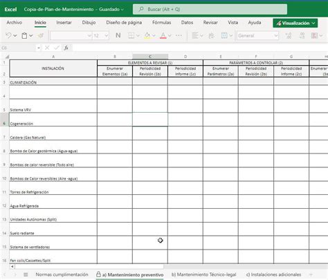 Plantilla Mantenimiento Preventivo Para Excel Gratis 2022