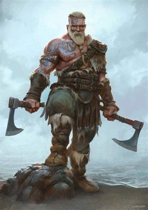 Pin By Grant Fiendrunner On Fantasy Barbarian And Monk Viking Warrior