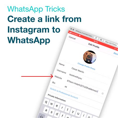Universal links universal links are the preferred method of linking to a whatsapp account. Cómo poner un link a WhatsApp desde Instagram - Click to chat