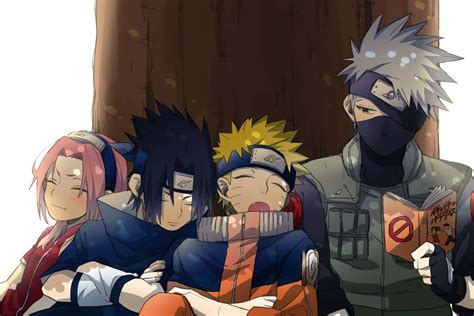 Download Team 7 Naruto Gathers Wallpaper