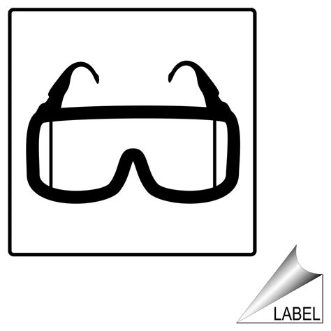 Safety Goggles Symbol Label Label Sym 26 C Ppe Eye