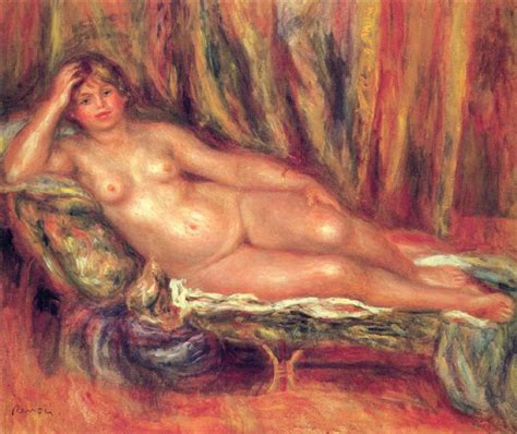 Nude On A Couch Pierre Auguste Renoir Wikiart Org