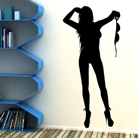 Cmx Cm Sexy Lady Vinyl Wall Art Room Sticker Decal Silhouette Woman