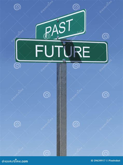 Past Future Signs Stock Photo Image 39639917