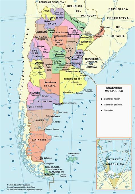 Mapa Da Argentinaminuto Ligado