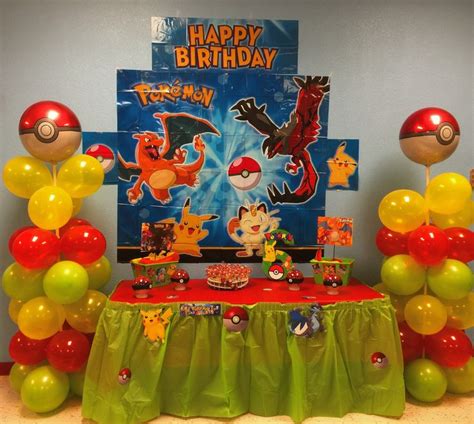 Pokémon Party Ideal Pokemon Party Kids Birthday Party Kids Birthday