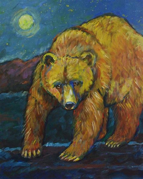 Grizzly Bear Painting At Explore Collection Of