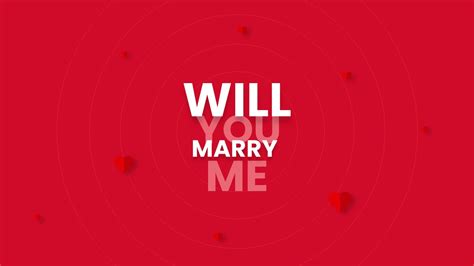 Free Animated Will You Marry Me Template