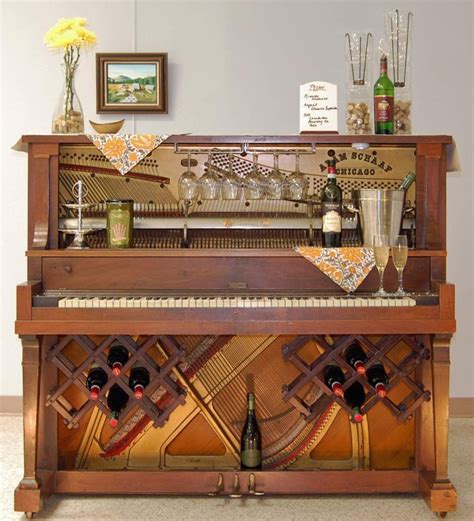 Repurposed Old Pianos Are Worthy Home Décor Items For Minimalists