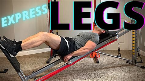 Total Gym Express Leg Workout Youtube