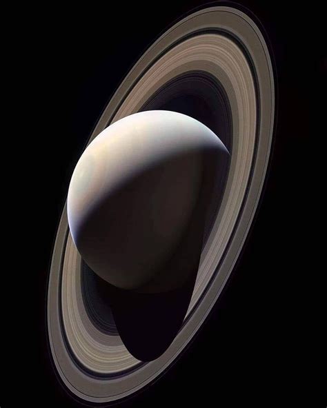 Saturn Recognized By The Cassini Probe 🛰 ⠀⠀⠀⠀⠀⠀⠀⠀⠀⠀⠀⠀ Isnt It The