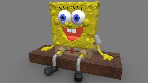 Spongebob Squarepants 3d Printable Buy Royalty Free 3d Model By