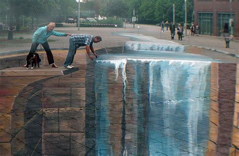 3d Street Painting By Gregor Wosik 3 An Optical Illusion