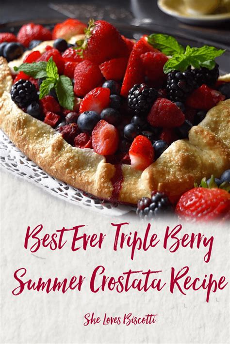 Best Ever Triple Berry Summer Crostata Definitely A Show Stopping